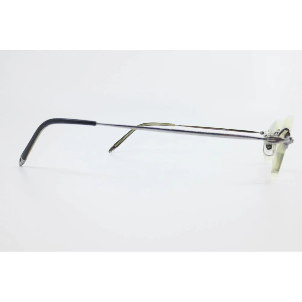 Modo Saki 635 Silver Rimless Oval Eyeglasses Frames 45-21-142 Mens Womens